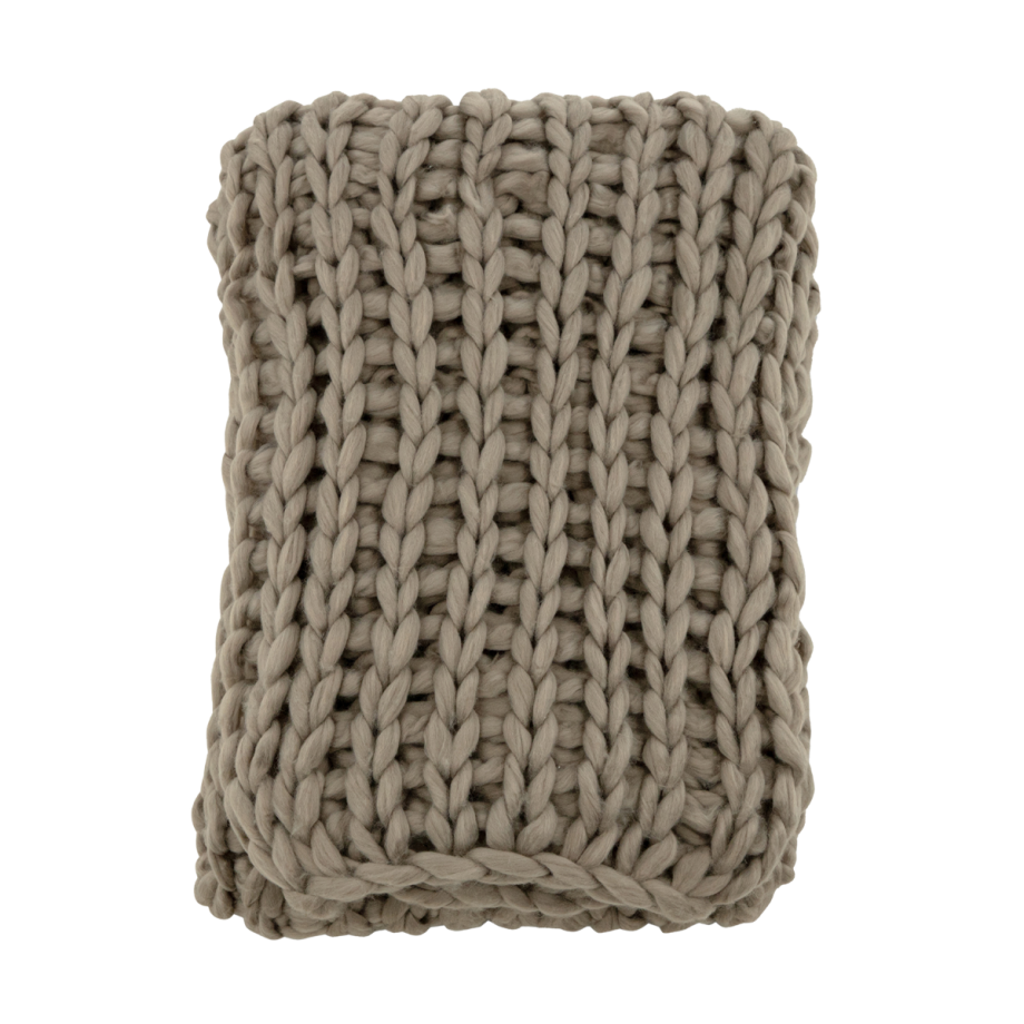 Verena plaid bruin - 170 x 130 cm Verena plaid bruin - 170 x 130 cm afbeelding 1