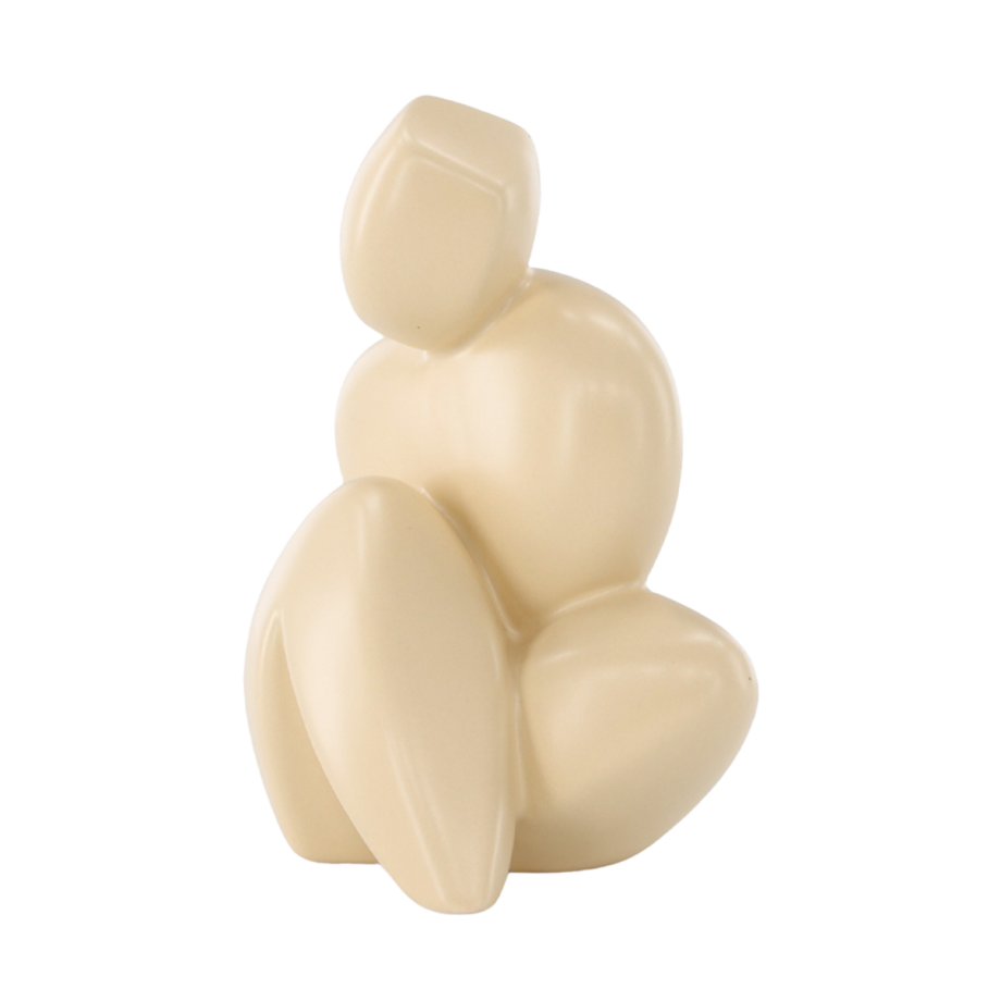 Anna stenen sculptuur lichaam geel Anna stenen sculptuur lichaam geel afbeelding 1