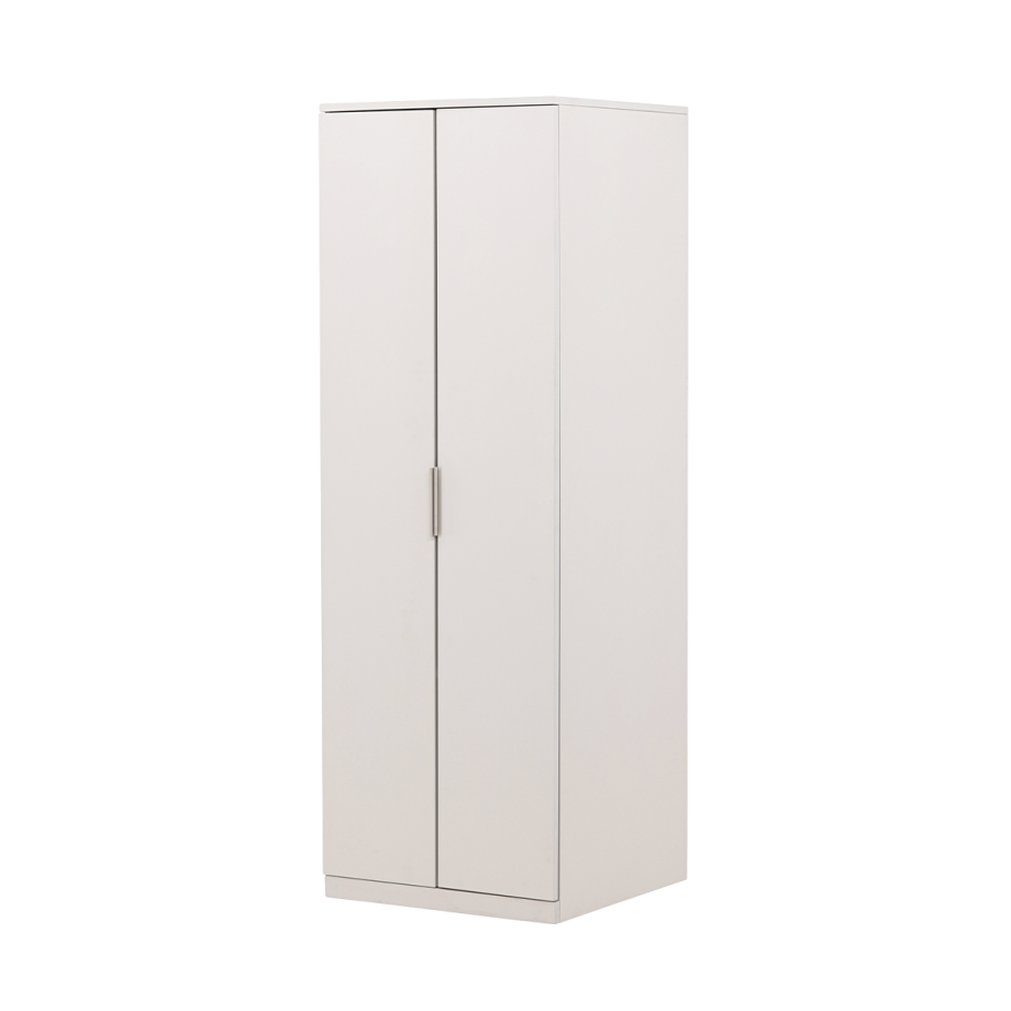 Vesper houten kledingkast beige - 177 x 60 cm Vesper houten kledingkast beige - 177 x 60 cm afbeelding 1