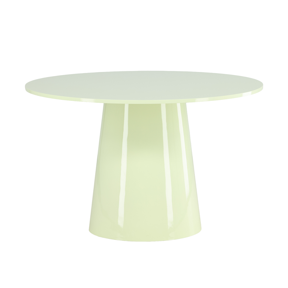 Trude houten eettafel groen - Ø 120 cm afbeelding 1