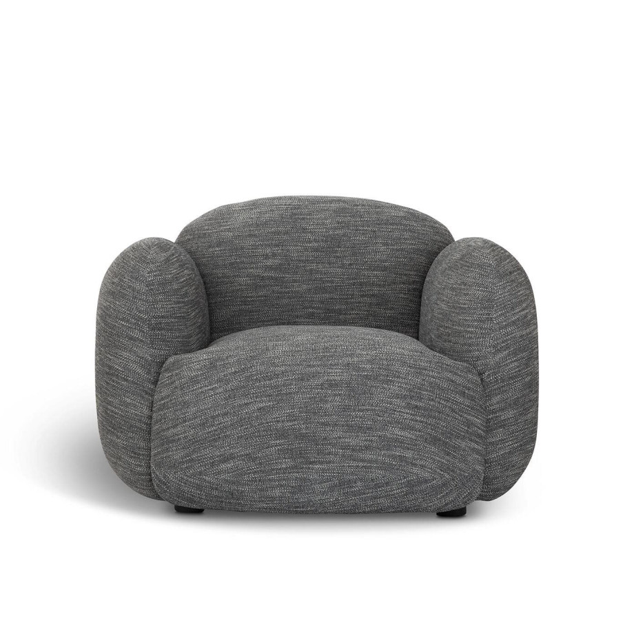 Jesper Home Fauteuil 'Luusar' kleur Antraciet afbeelding 