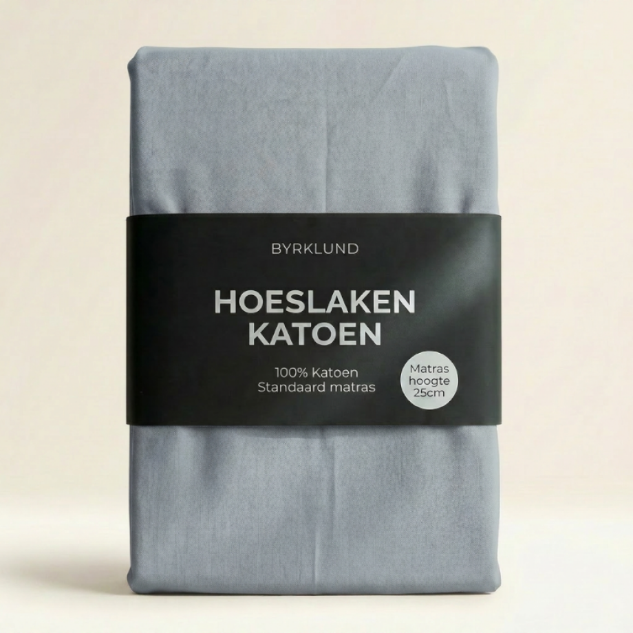 Hoeslaken Katoen - Blauw - 140x200cm - Blauw - Byrklund - Dekbed-Discounter.nl Hoeslaken Katoen - Blauw - 140x200cm - Blauw - Byrklund - Dekbed-Discounter.nl afbeelding