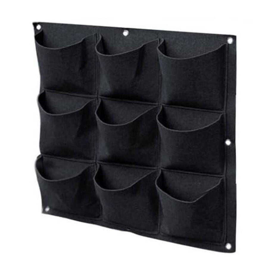 QUVIO Verticale tuin met 9 vakjes voor aan de muur - 50 x 50 centimeter afbeelding 1