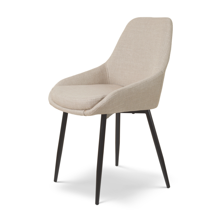 Vera eetkamerstoel beige afbeelding 1