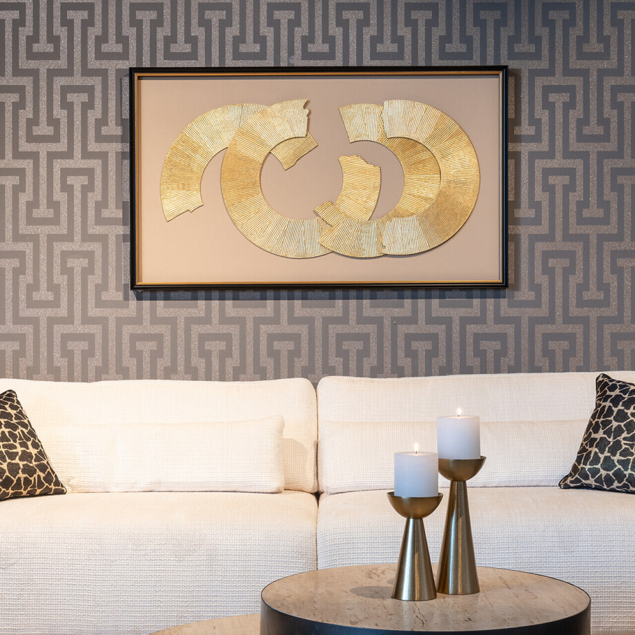 Richmond Wall Art 'Eden' 145 x 85cm, kleur goud afbeelding 