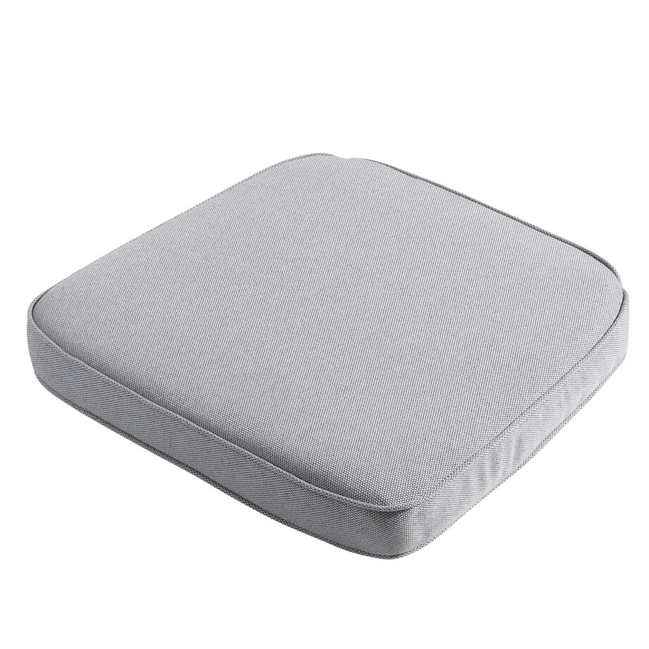 Zitkussen wicker universeel 46x48cm Manchester light grey (waterafstotend) Zitkussen wicker universeel 46x48cm Manchester light grey (waterafstotend) afbeelding