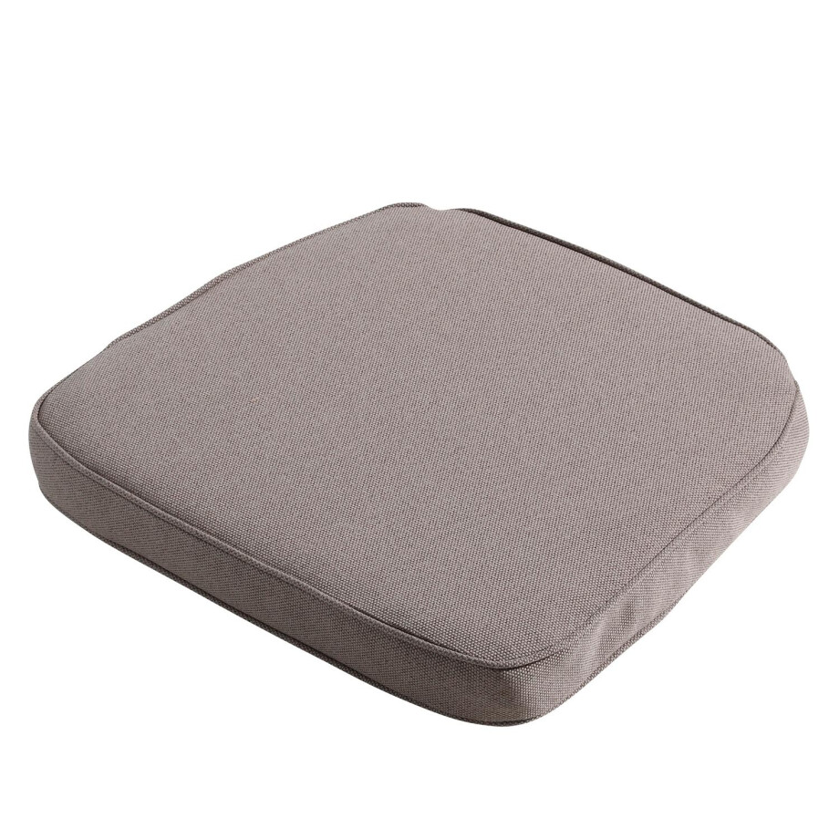 Zitkussen wicker universeel 46x48cm Manchester taupe (waterafstotend) Zitkussen wicker universeel 46x48cm Manchester taupe (waterafstotend) afbeelding