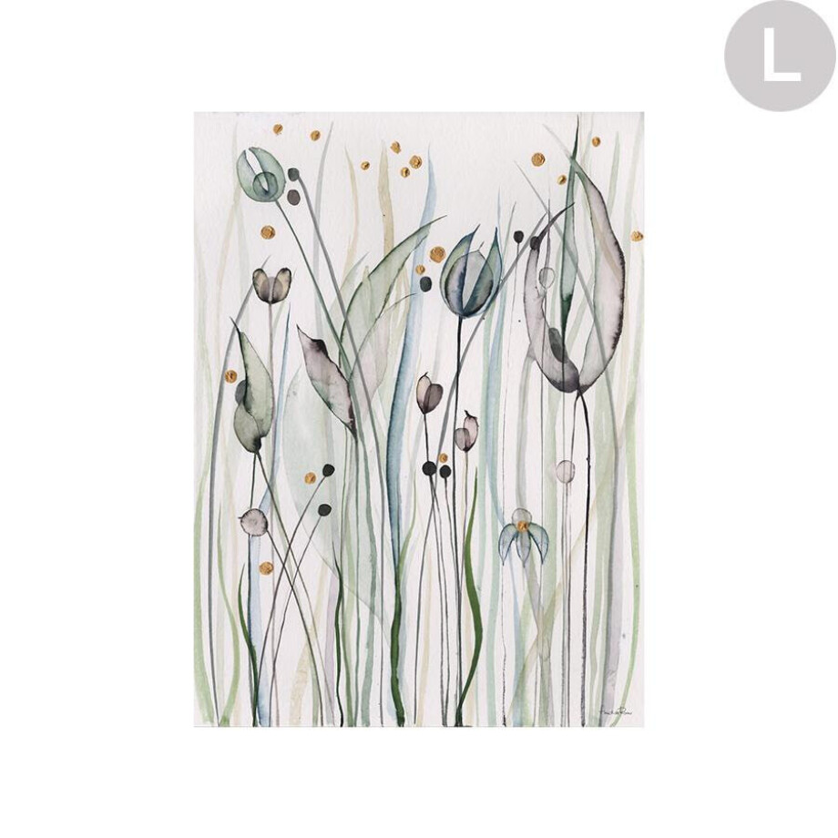 Urban Cotton Wandkleed 'Dreamy Landscape' in zwart frame, Large, 145 x 190cm afbeelding 