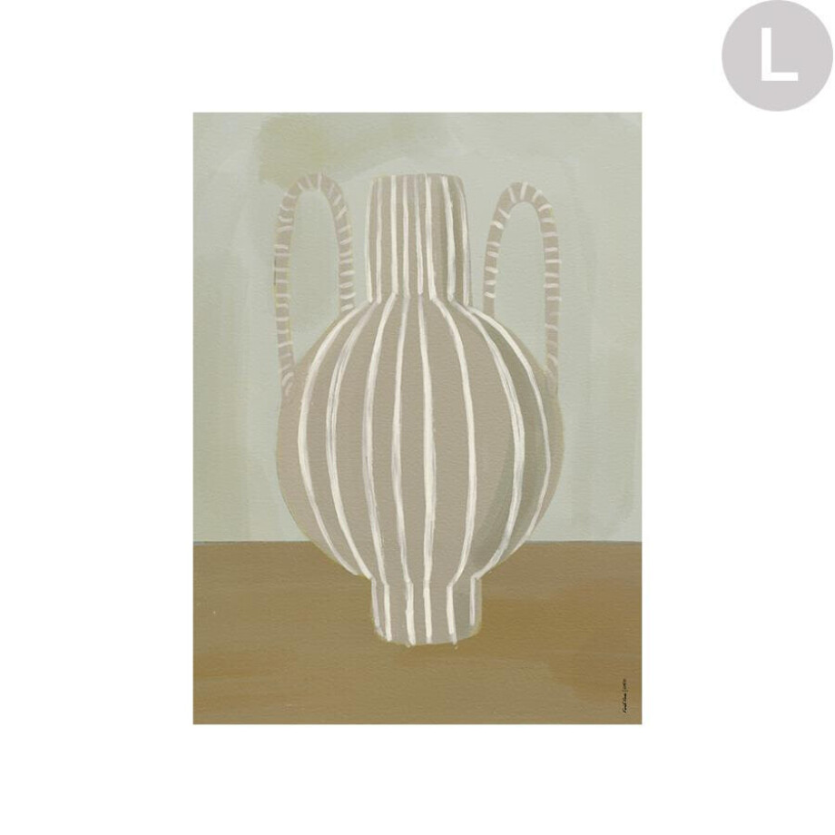 Urban Cotton Wandkleed 'Vivid Vase 04' in zwart frame, Large, 145 x 190cm afbeelding 