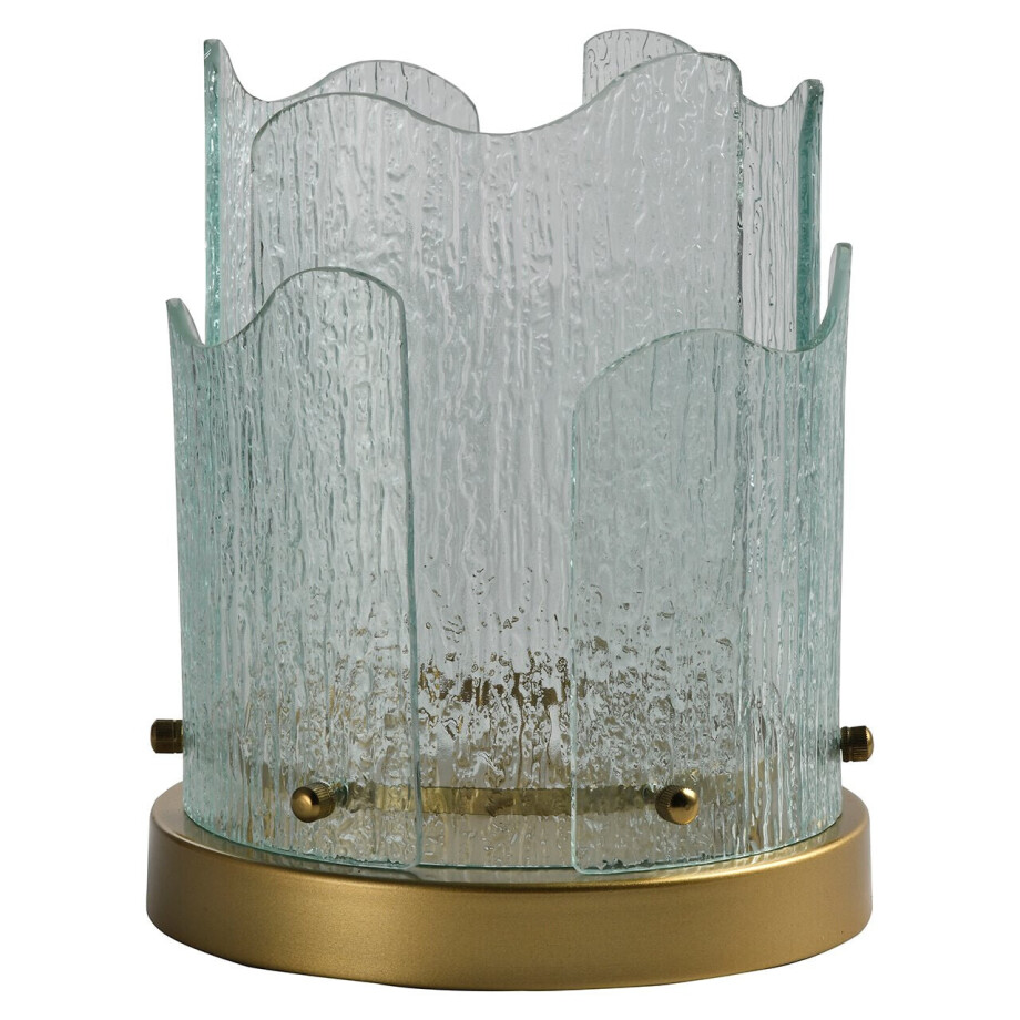 Richmond Windlicht 'Danila' 27cm, kleur Goud Richmond Windlicht 'Danila' 27cm, kleur Goud afbeelding 1