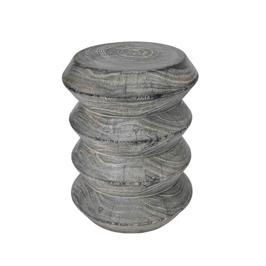 Tower Living Bijzettafel 'Vinci Cinque' Suarhout, 35cm, kleur Bruin afbeelding 1