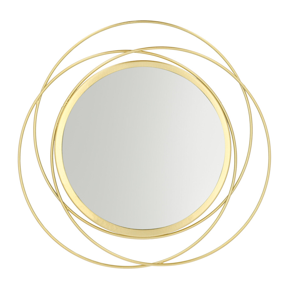 QUVIO Spiegel - 35,5 cm - Rond - Goud QUVIO Spiegel - 35,5 cm - Rond - Goud afbeelding 1