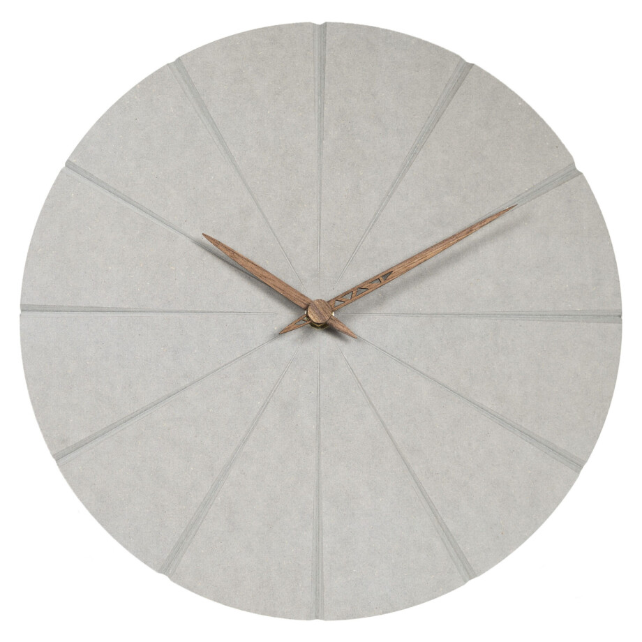 QUVIO Wandklok - Diameter 30 cm - Hout QUVIO Wandklok - Diameter 30 cm - Hout afbeelding 1