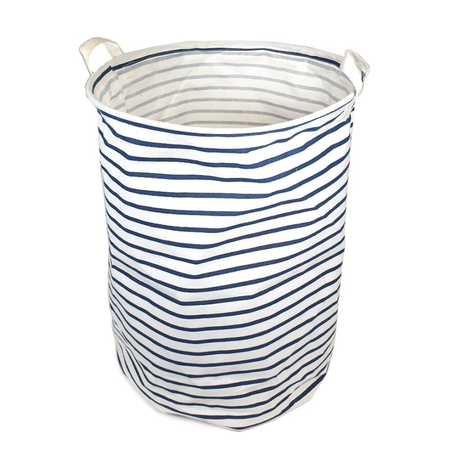 QUVIO Wasmand met handvaten - Stof - 40 x 50 cm afbeelding 1