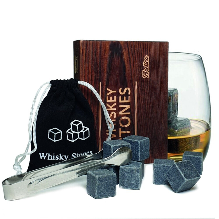 Aretica Whiskey stenen - Gift box - 9 stuks afbeelding 1