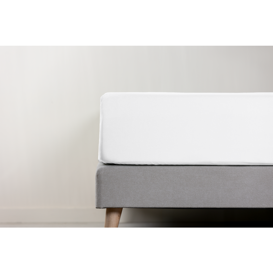 NL BL Emma Topper Cover Percale 140x200 White afbeelding 