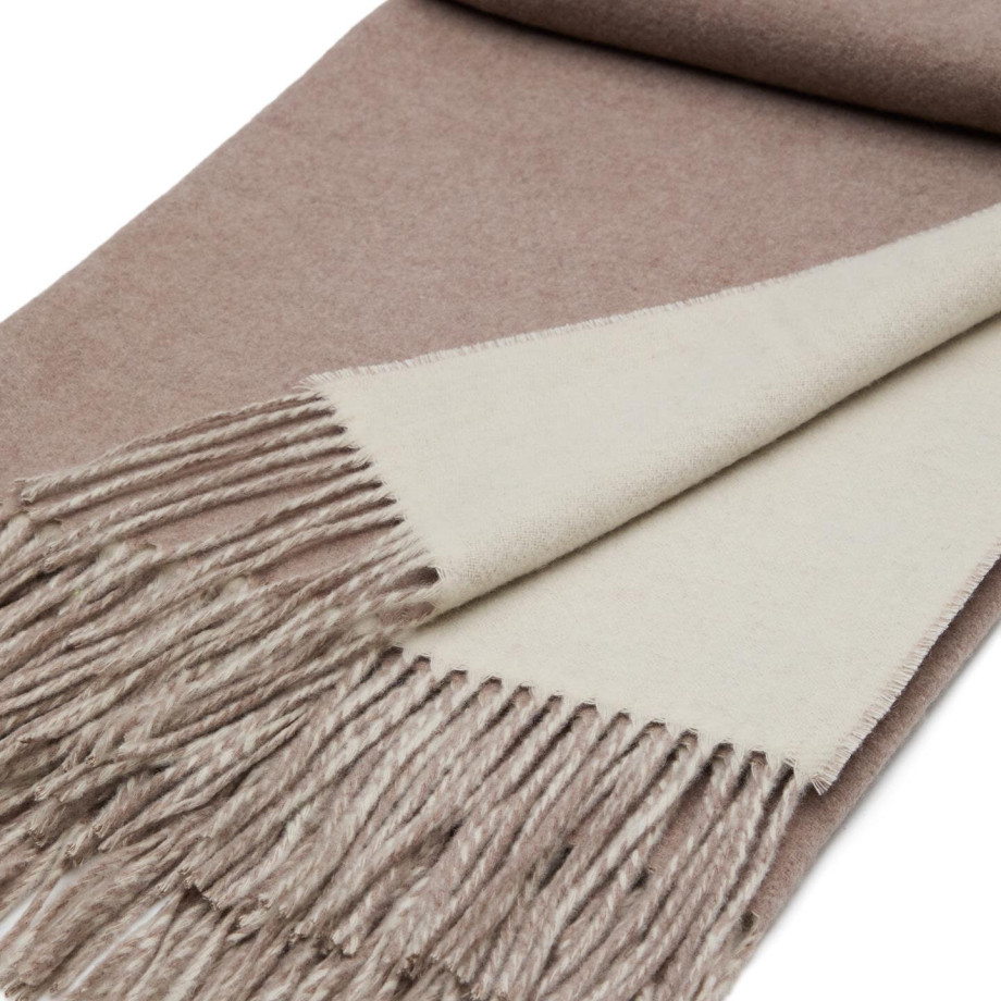 Kave Home Plaid 'Daiara' 170 x 130cm, kleur Bruin/Beige afbeelding 1