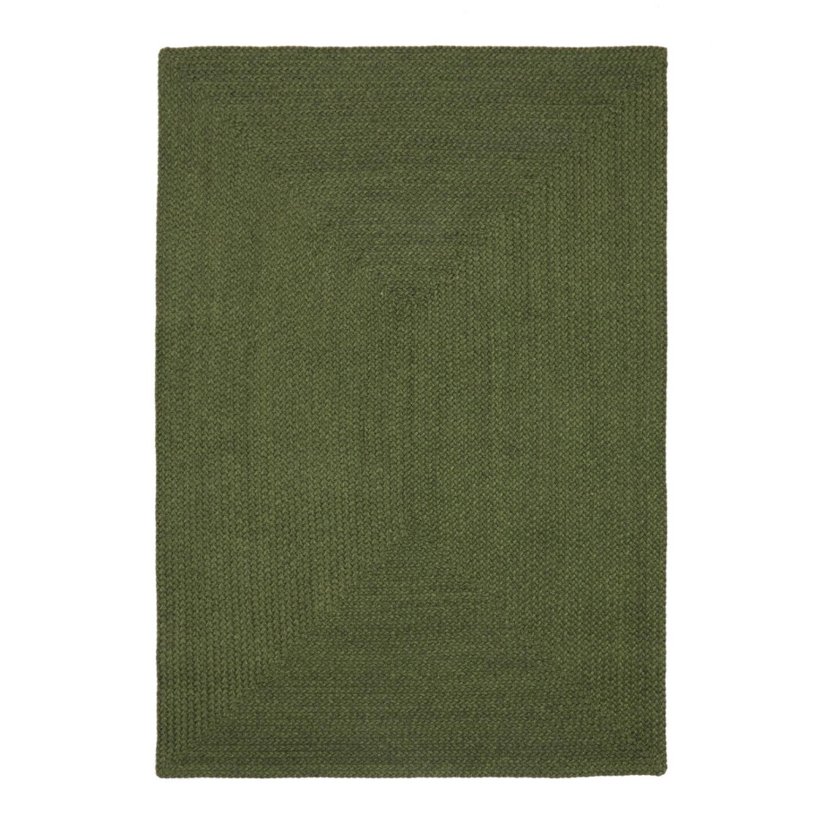 Kave Home Vloerkleed 'Despas' 160 x 230cm, kleur Donkergroen afbeelding 1