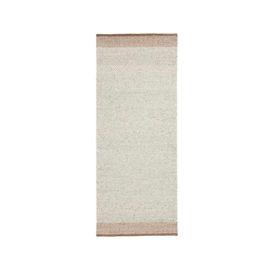 Kave Home Vloerkleed 'Nifelia' 80 x 200cm, kleur Beige afbeelding 1