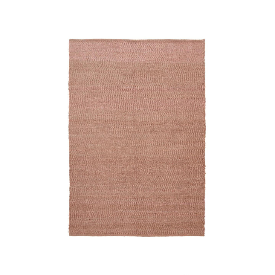 Kave Home Vloerkleed 'Sallova' Jute, 160 x 230cm, kleur Roze afbeelding 1