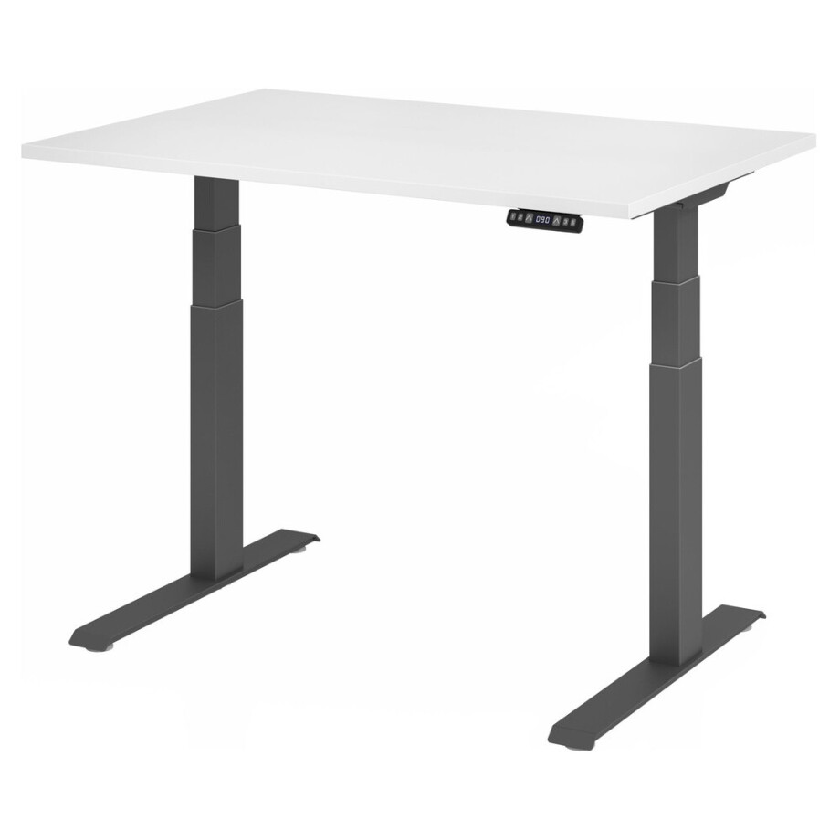 XDKB 12 G | Bureau - Wit 120x80 Tafelhoogte I Elektrisch in hoogte verstelbaar afbeelding 