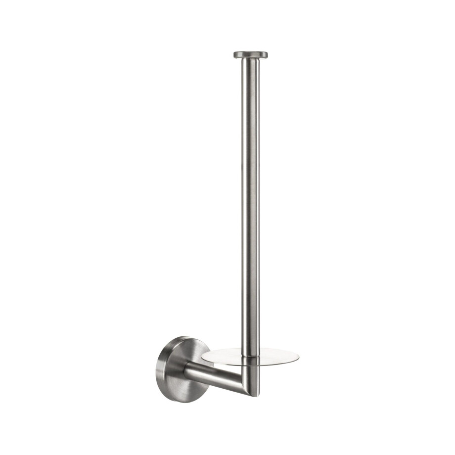 XIVADA Reserverolhouder Banci - Boren - Voor 2 wc rollen - Zilver XIVADA Reserverolhouder Banci - Boren - Voor 2 wc rollen - Zilver afbeelding 1