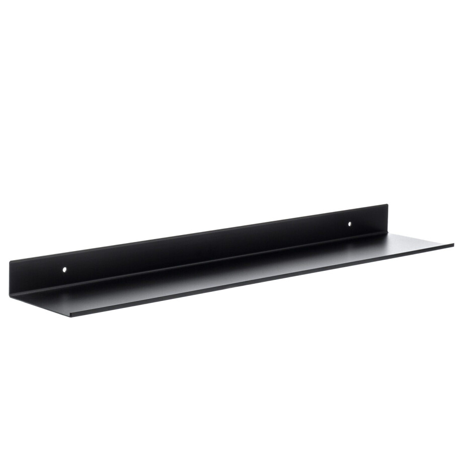 XIVADA Wandrek Rosa - Industrieel - Aluminium - Boren - Zwart - 60 cm afbeelding 1