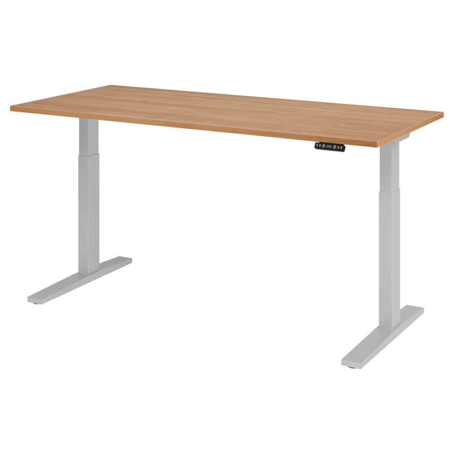 XMKA 19 S | Bureau - 180 x 80 Walnoot Tafelhoogte I Elektrisch in hoogte verstelbaar XMKA 19 S | Bureau - 180 x 80 Walnoot Tafelhoogte I Elektrisch in hoogte verstelbaar afbeelding