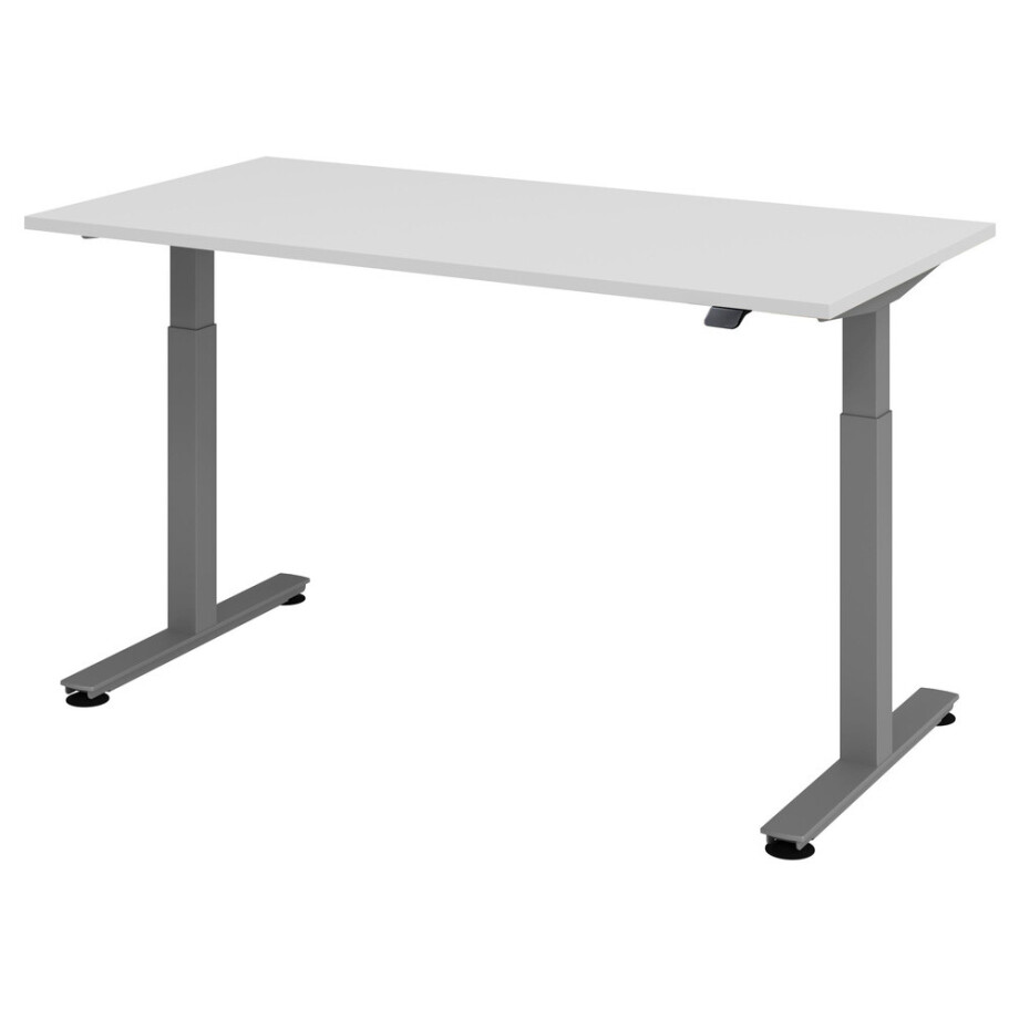 XMST 16 G | 160x80 | Bureau elektrisch in hoogte verstelbaar - Grijs 160 x 80 Tafelhoogte I Elektrisch in hoogte verstelbaar XMST 16 G | 160x80 | Bureau elektrisch in hoogte verstelbaar - Grijs 160 x 80 Tafelhoogte I Elektrisch in hoogte verstelbaar afbeelding