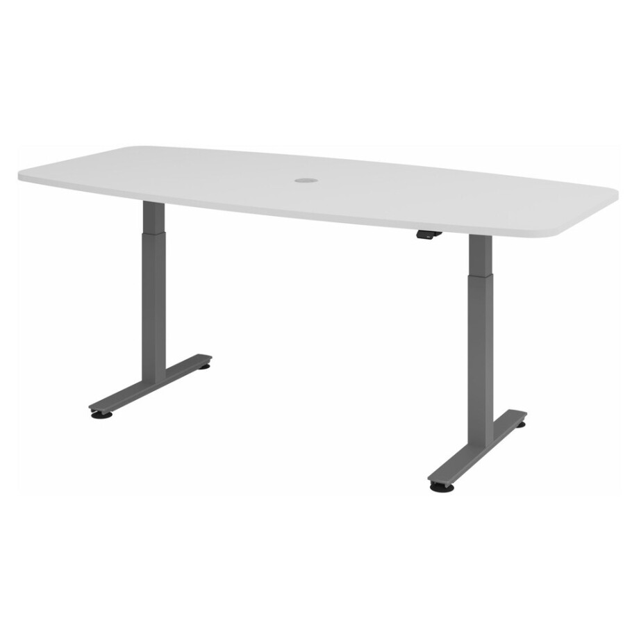XMST 22 G | 220x103 | Bureau elektrisch in hoogte verstelbaar - Grijs 220 x 103 Tafelhoogte I Elektrisch in hoogte verstelbaar XMST 22 G | 220x103 | Bureau elektrisch in hoogte verstelbaar - Grijs 220 x 103 Tafelhoogte I Elektrisch in hoogte verstelbaar afbeelding