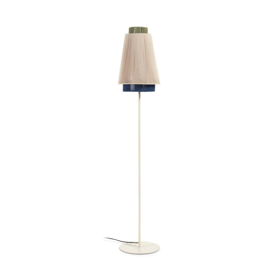 Kave Home Vloerlamp 'Yuvia' 163cm, Jute afbeelding 1