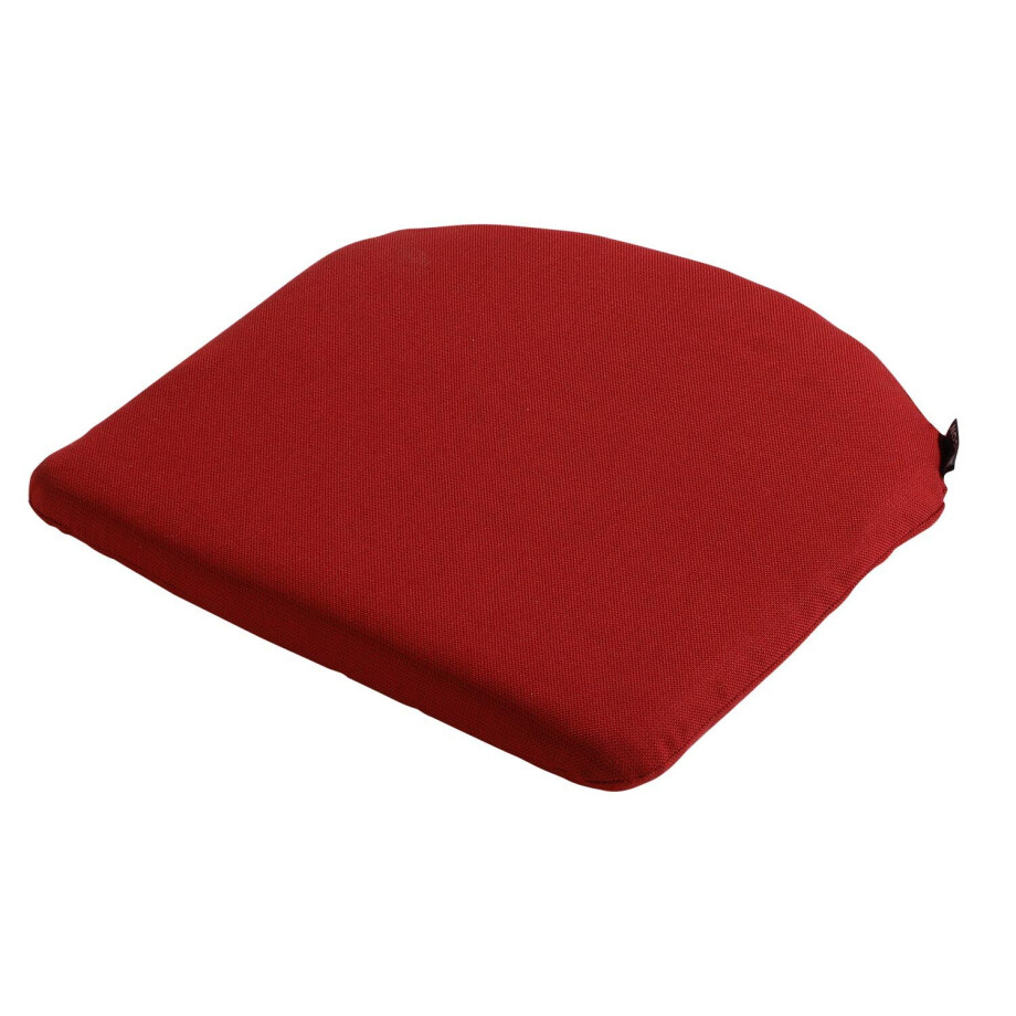 Zitkussen 46x48cm   Rib red afbeelding 