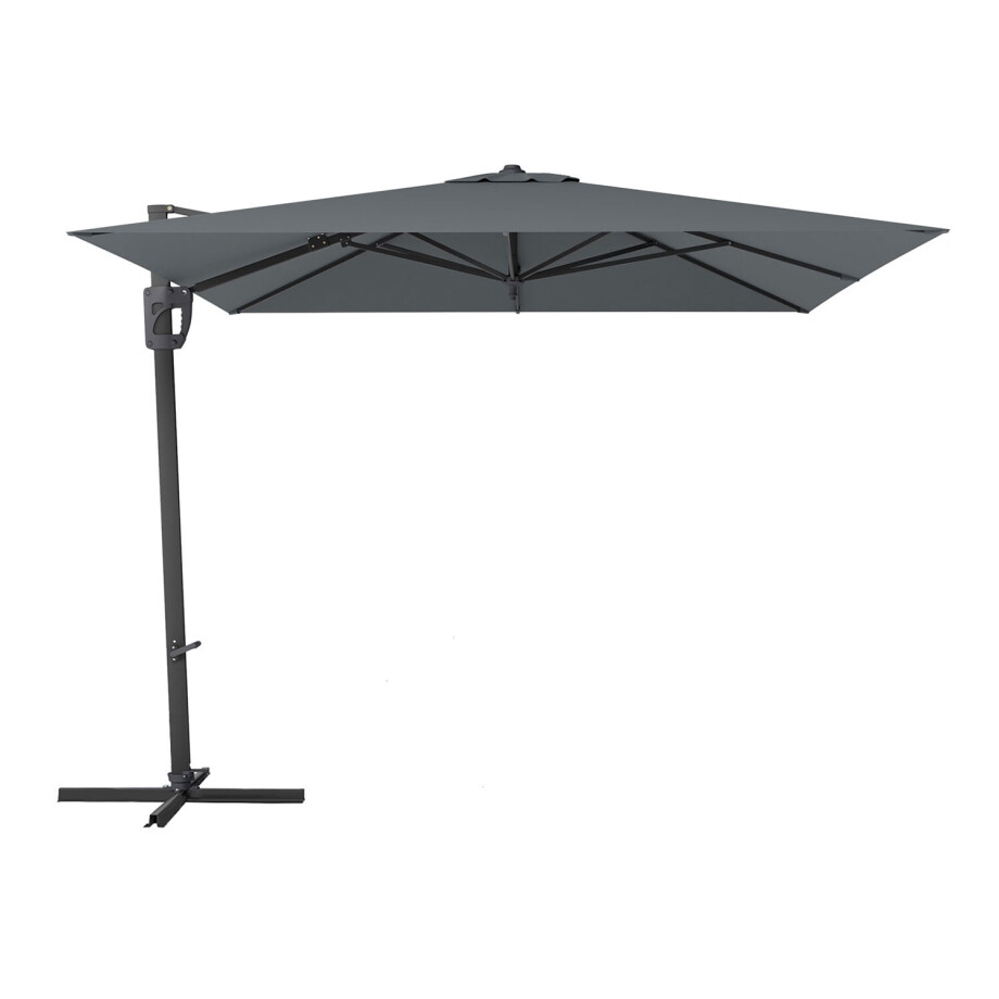 Vrijhangende zweefparasol Capri 300x300 (grey) afbeelding 