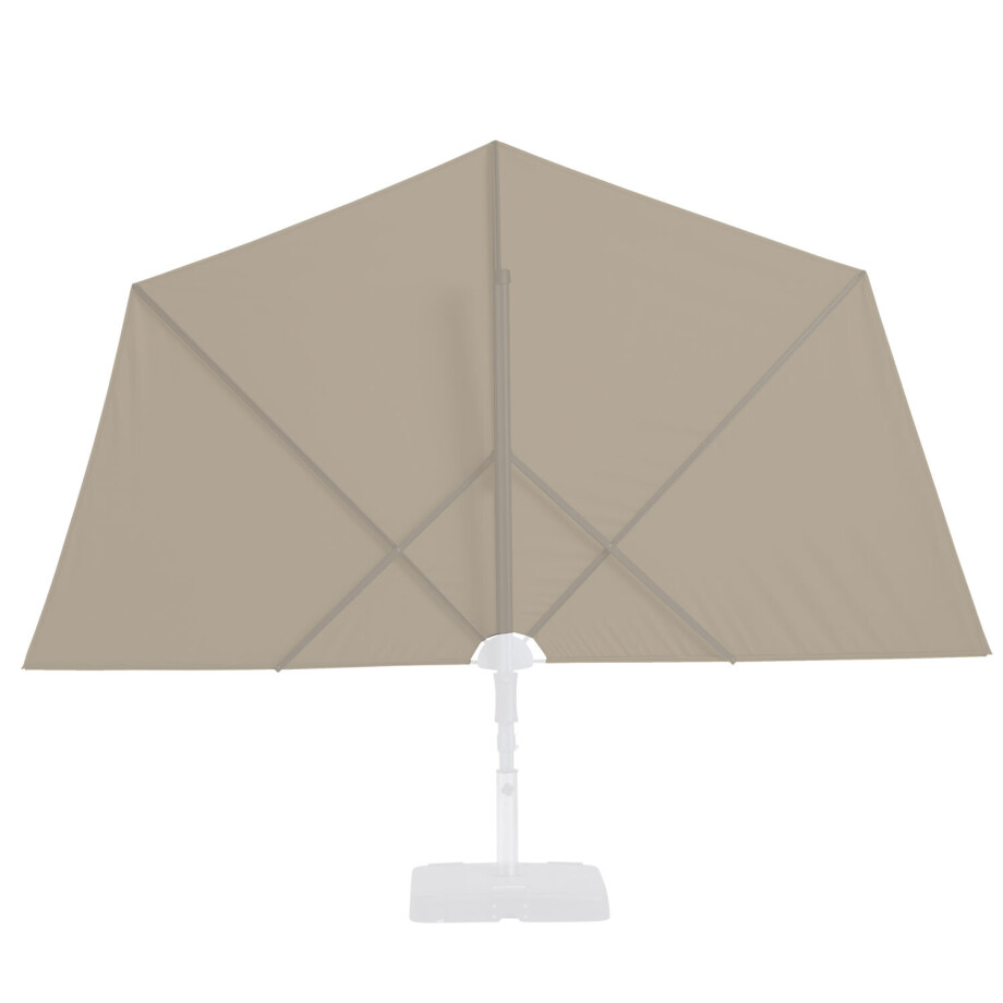 Zweefparasoldoek Madison Sunwave 270cm rond (ecru) Zweefparasoldoek Madison Sunwave 270cm rond (ecru) afbeelding
