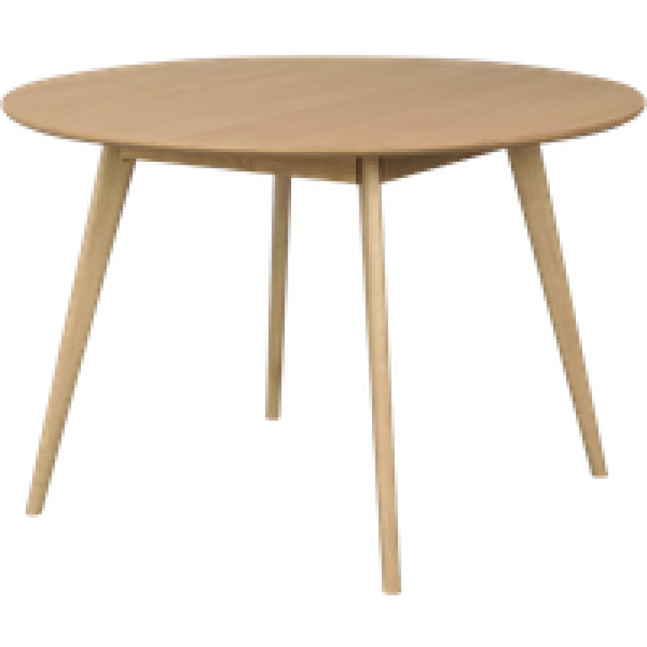 Yumi houten eettafel naturel - Ø 115 cm afbeelding 1