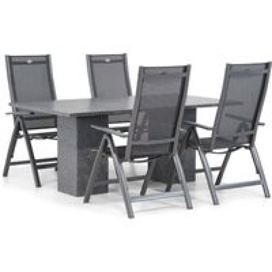 Hartman Royal Club/Graniet 180 cm dining tuinset 5-delig afbeelding 1