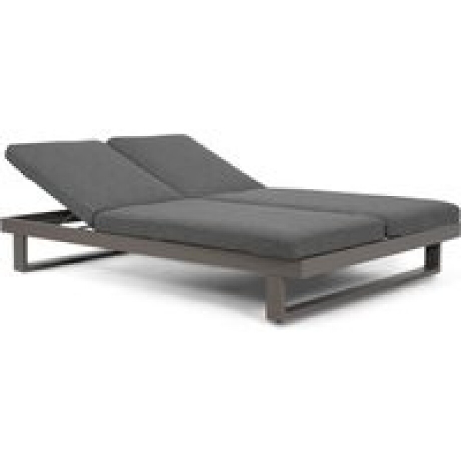 Lifestyle Massimo ligbed met kussen antraciet/dark grey Lifestyle Massimo ligbed met kussen antraciet/dark grey afbeelding 1