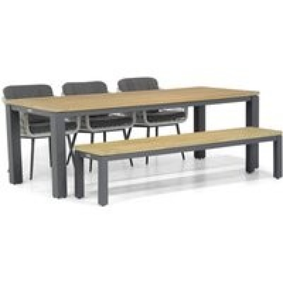 Lifestyle Western/Veneto 230 cm dining tuinset 5-delig afbeelding 1
