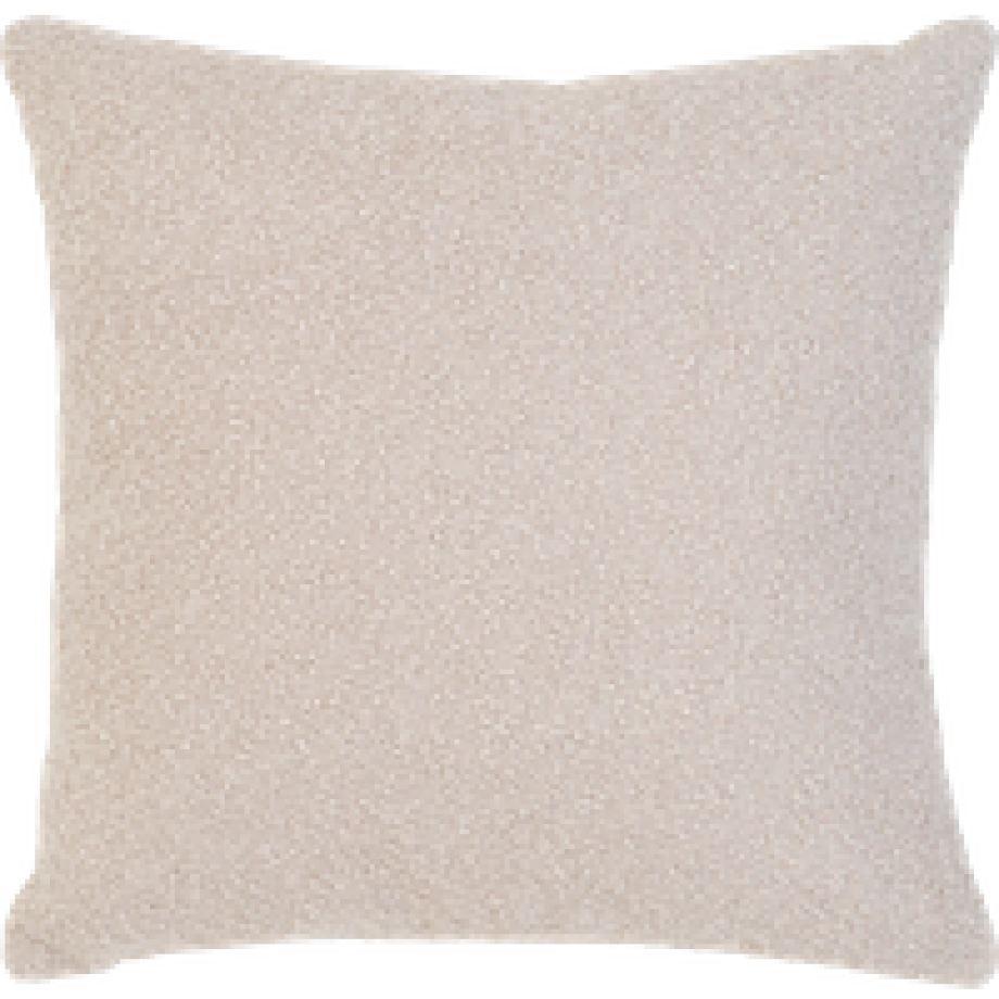 Molly bouclé sierkussen beige - 45 x 45 cm afbeelding 1