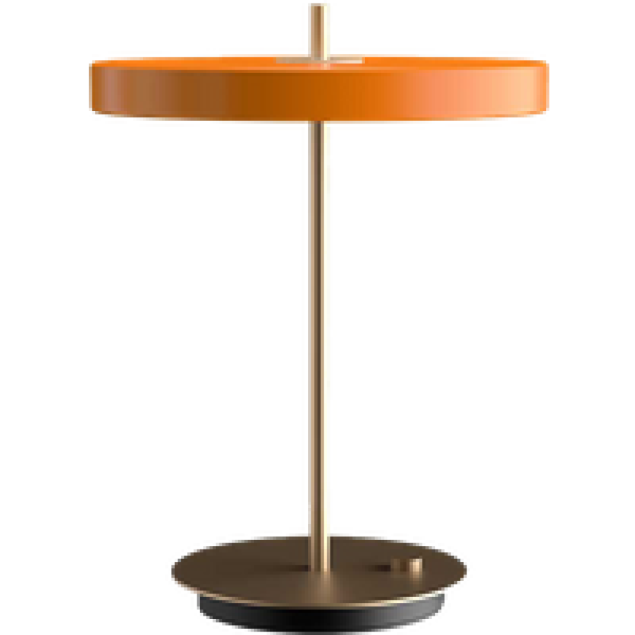 Asteria table nuance orange - Ø 31 x 41,5 cm afbeelding 1