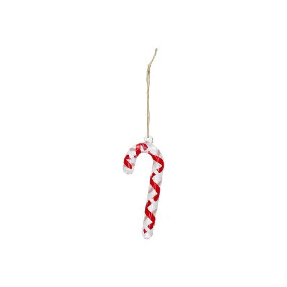 Hanger, glas, candy cane afbeelding 1
