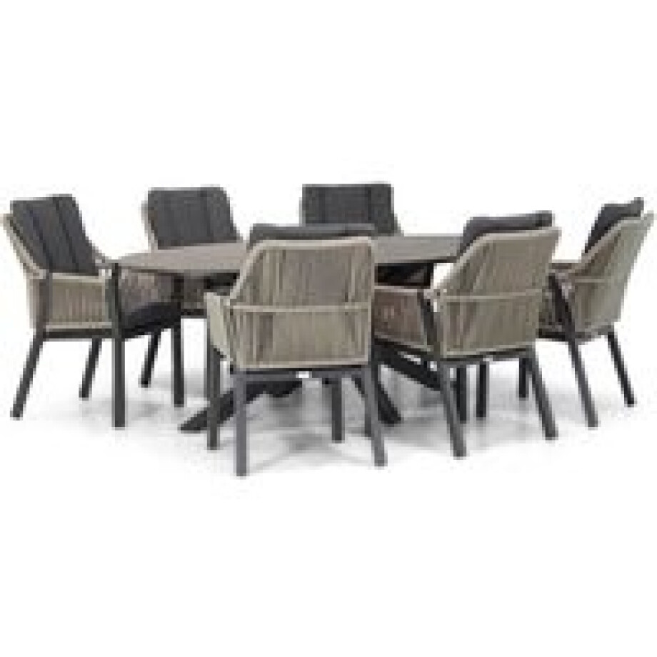 Lifestyle Verona/Matara 220 cm dining tuinset 7-delig afbeelding 1