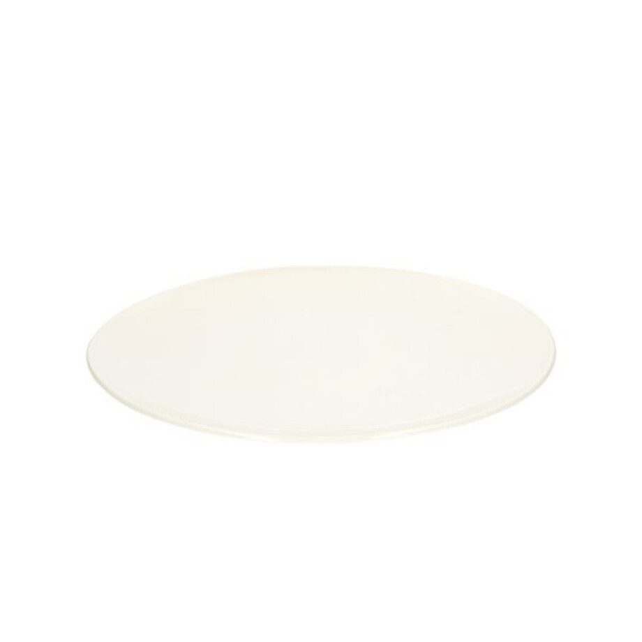 Dinerbord, organisch, porselein, wit, Ø 27 cm afbeelding 1