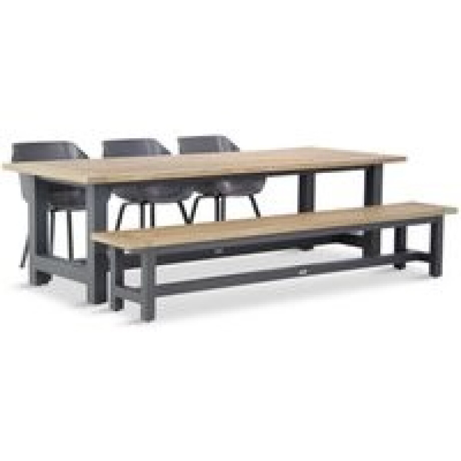Hartman Sophie xerix element/San Francisco 260 cm dining tuinset 5-delig Hartman Sophie xerix element/San Francisco 260 cm dining tuinset 5-delig afbeelding 1