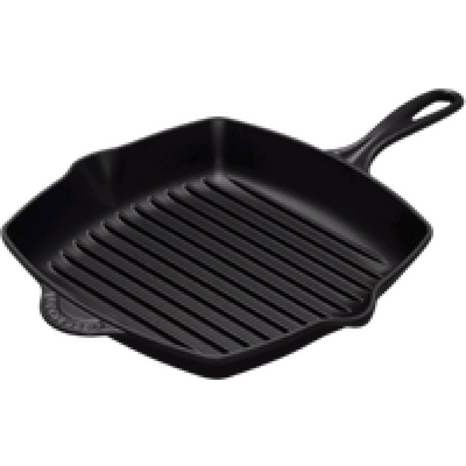 Le Creuset Skillet Vierkante Grillpan 26 cm Zwart afbeelding 