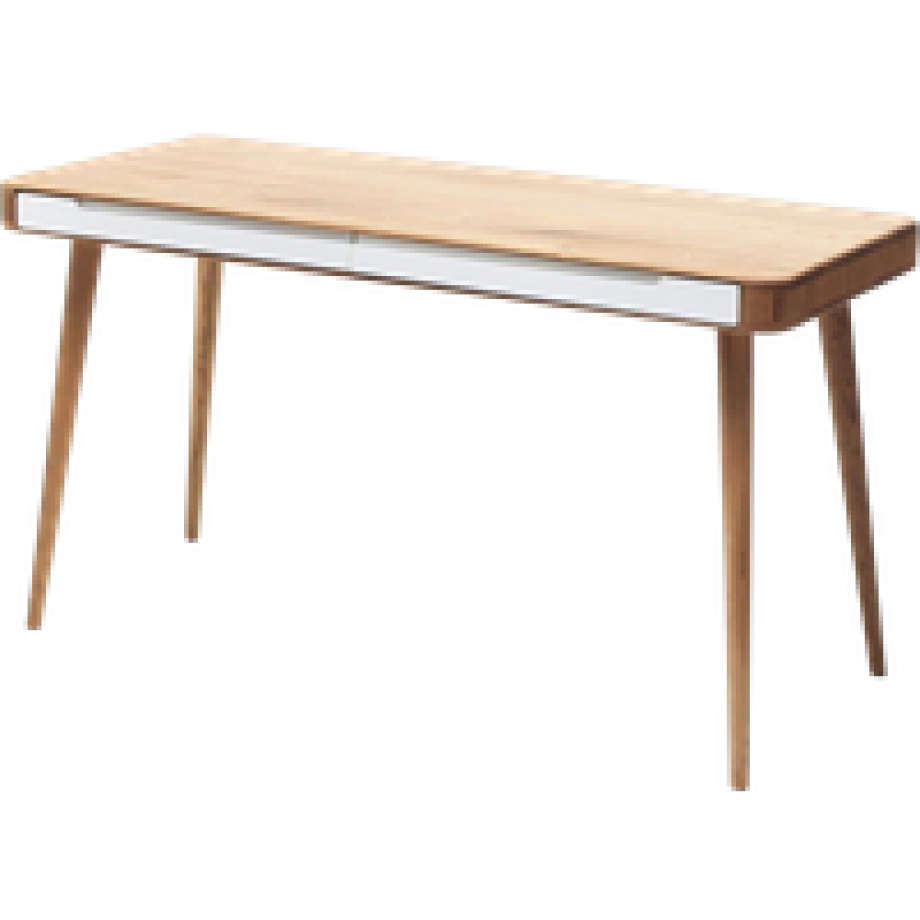 Ena desk houten bureau naturel - 140 x 60 cm afbeelding 1