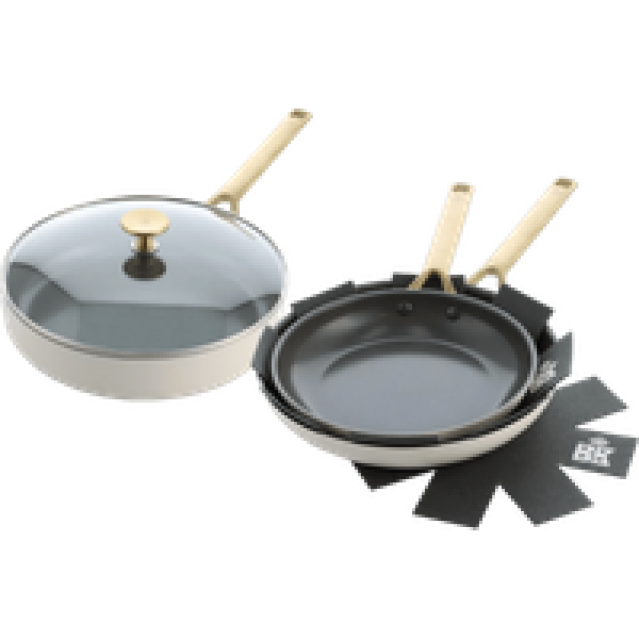 BK Sublime Koekenpannenset 24 + 28 cm + Hapjespan 28 cm BK Sublime Koekenpannenset 24 + 28 cm + Hapjespan 28 cm afbeelding