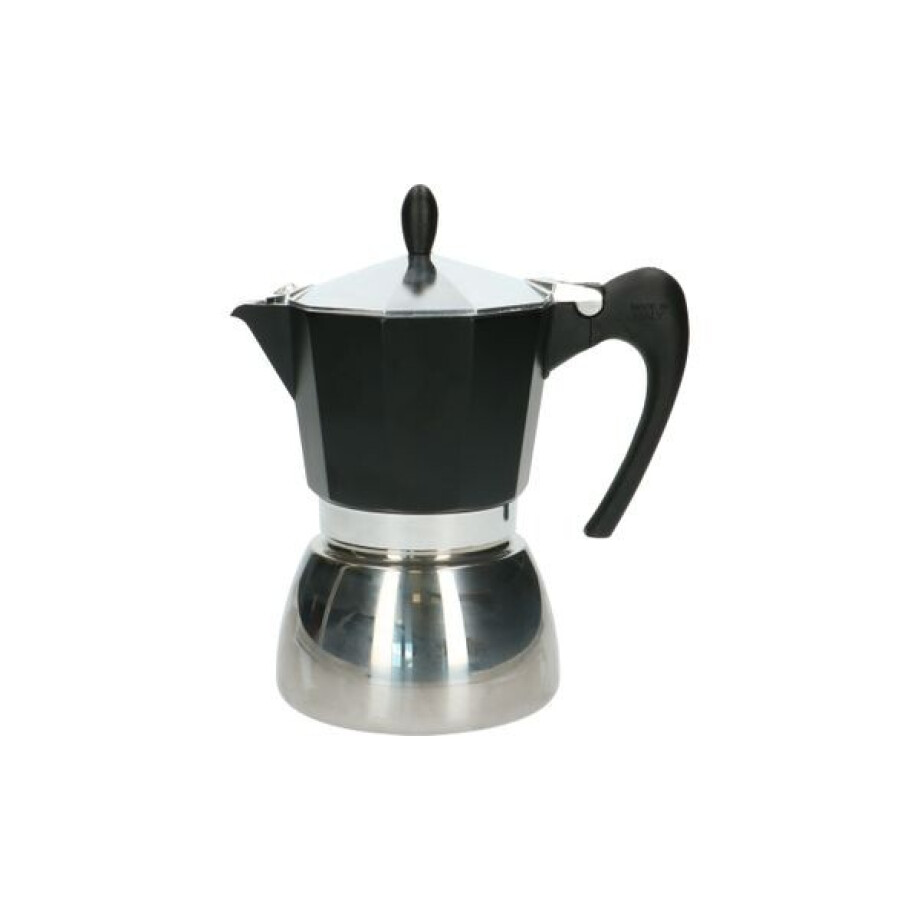 Percolator, 6 kops, aluminium, rvs afbeelding 1