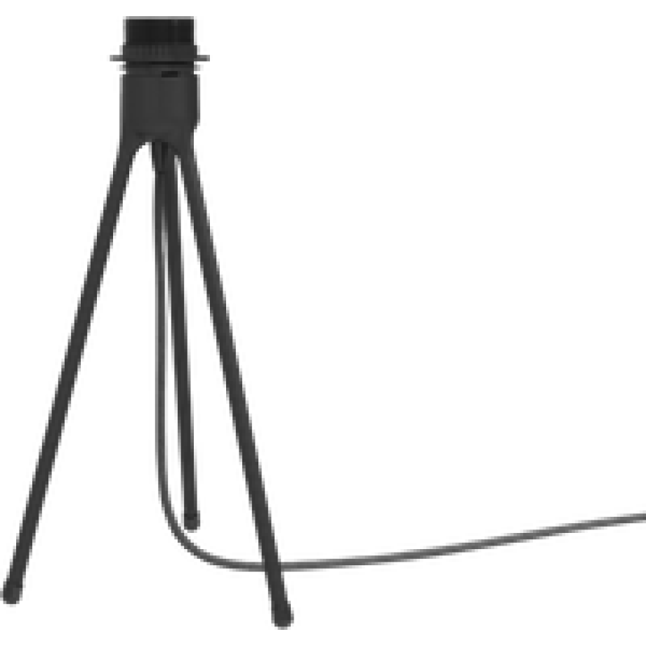 Tripod table - tafellamp standaard black - Ø 19 x 36 cm afbeelding 1