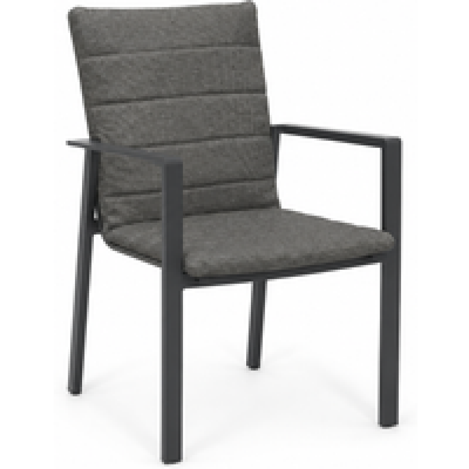 Lifestyle Timo dining tuinstoel antraciet/dark grey Lifestyle Timo dining tuinstoel antraciet/dark grey afbeelding 1